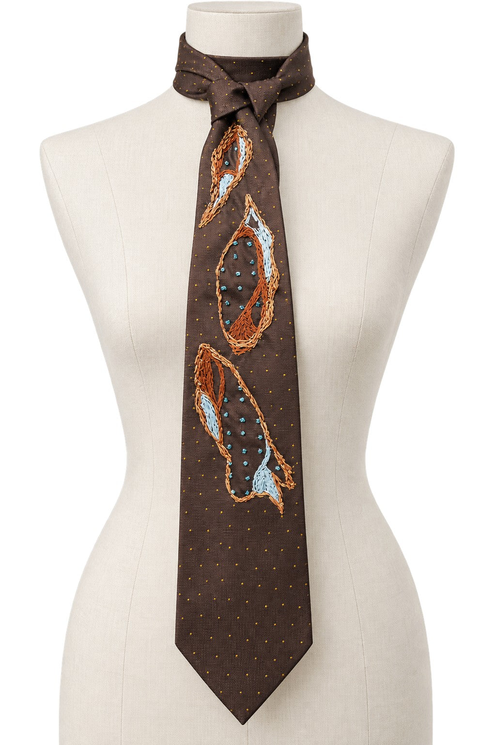 Corbata bordada V